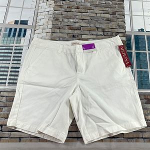 NWT DEFECT Women’s Merona White 2 Pocket Casual Shorts (12) GC15